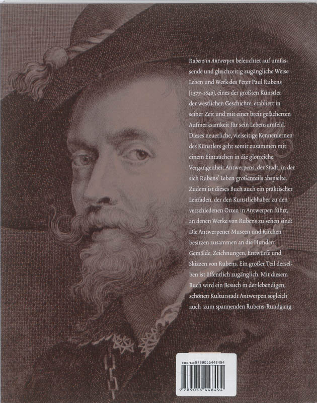 Achterkant van Rubens in Antwerpen