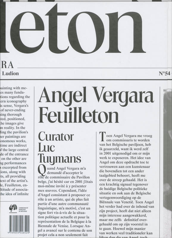 Achterkant van Angel Vergara
