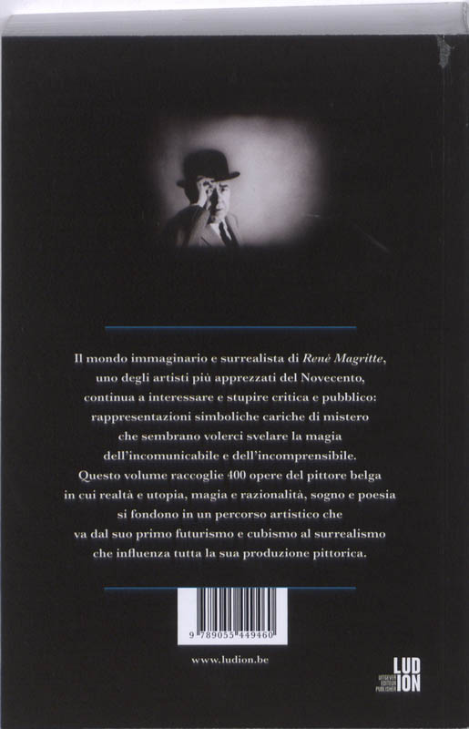 Achterkant van Magritte in tasca