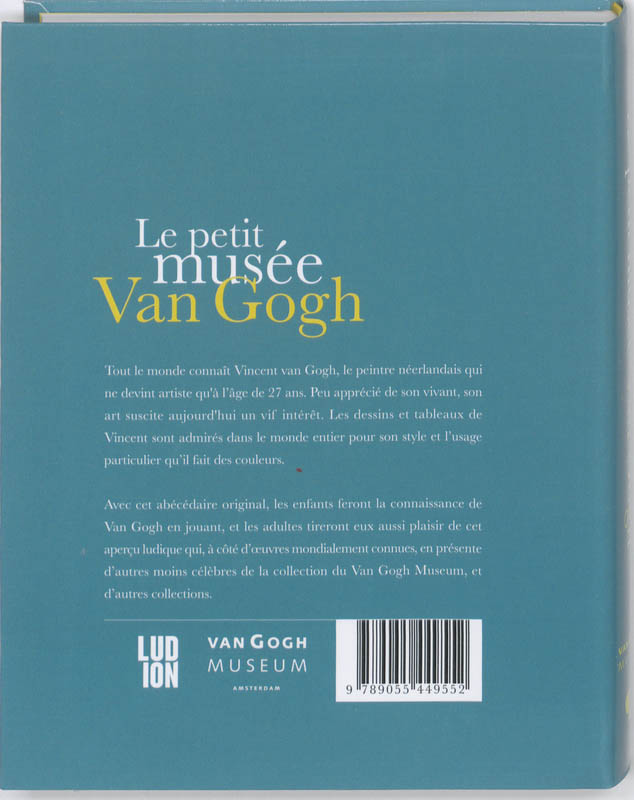 Achterkant van Le petit musée Van Gogh