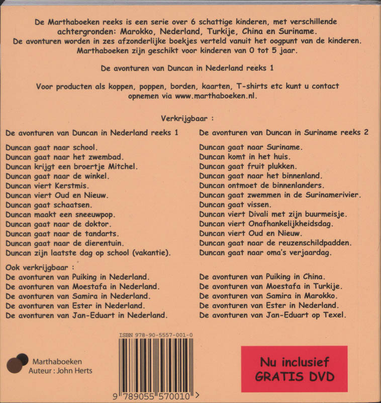 Achterkant van Duncan gaat naar school