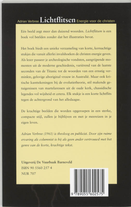 Achterkant van Lichtflitsen