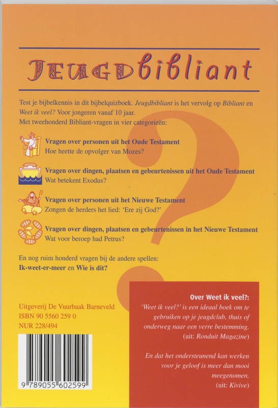 Achterkant van Jeugdbibliant
