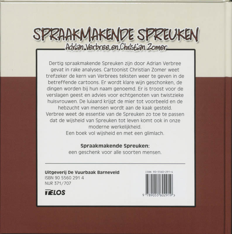 Achterkant van Spraakmakende spreuken