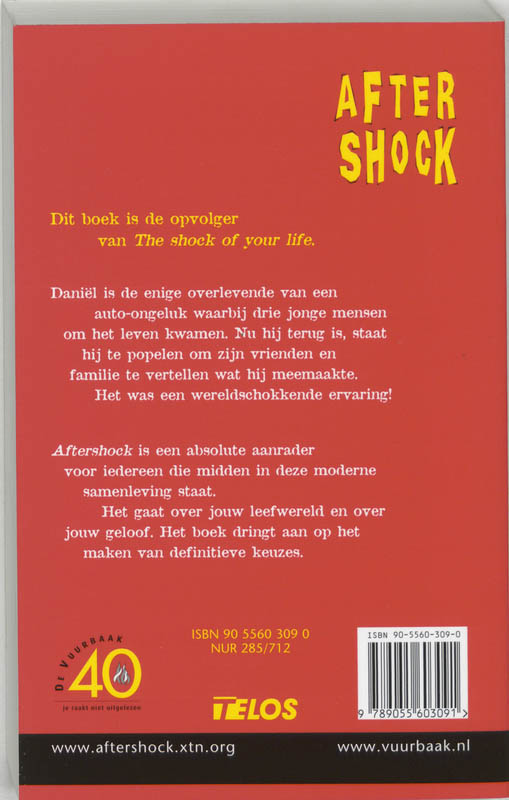 Achterkant van Aftershock