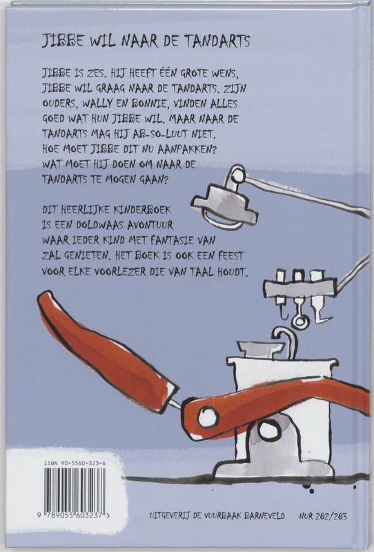 Achterkant van Jibbe wil naar de tandarts
