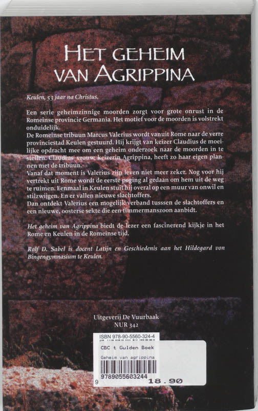 Achterkant van Het geheim van Agrippina