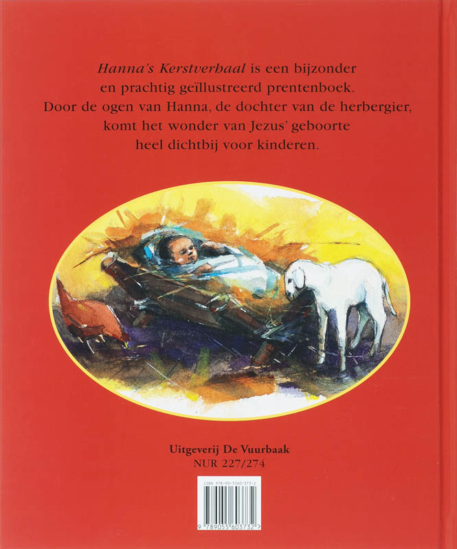 Achterkant van Hanna's Kerstverhaal