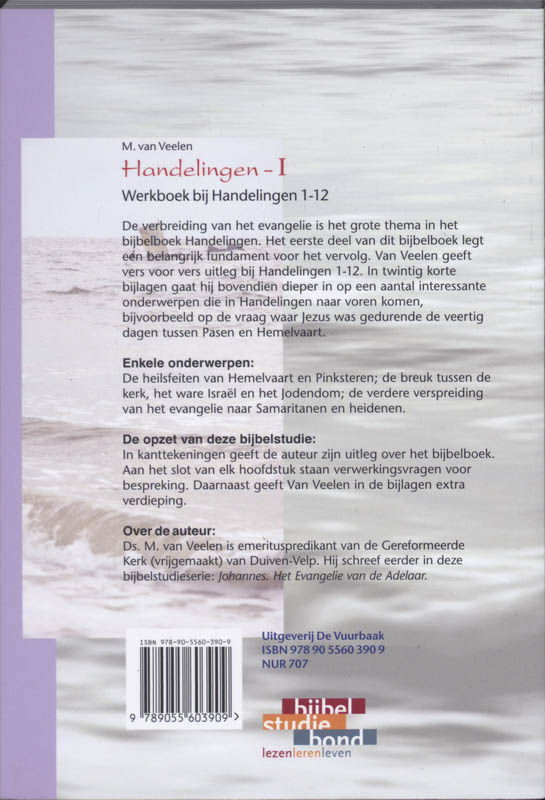 Achterkant van Werkboek bij Handelingen 1-12