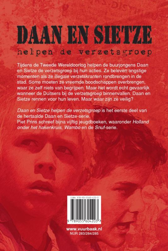 Achterkant van Daan en Sietze helpen de verzetsgroep