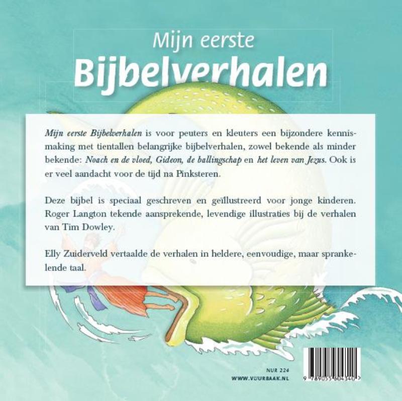Achterkant van Mijn eerste bijbelverhalen