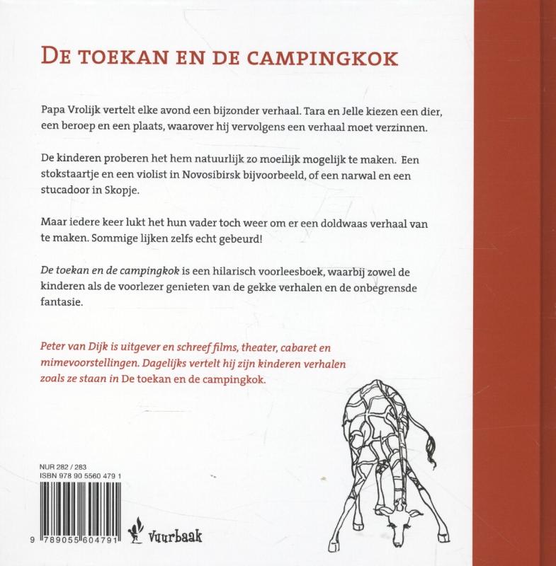 Achterkant van De toekan en de campingkok