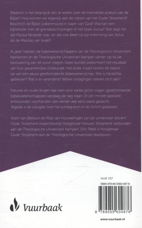 Achterkant van Nieuwe en oude dingen