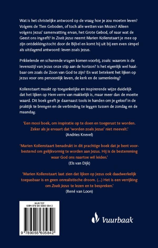 Achterkant van Zoals Jezus (e-book)