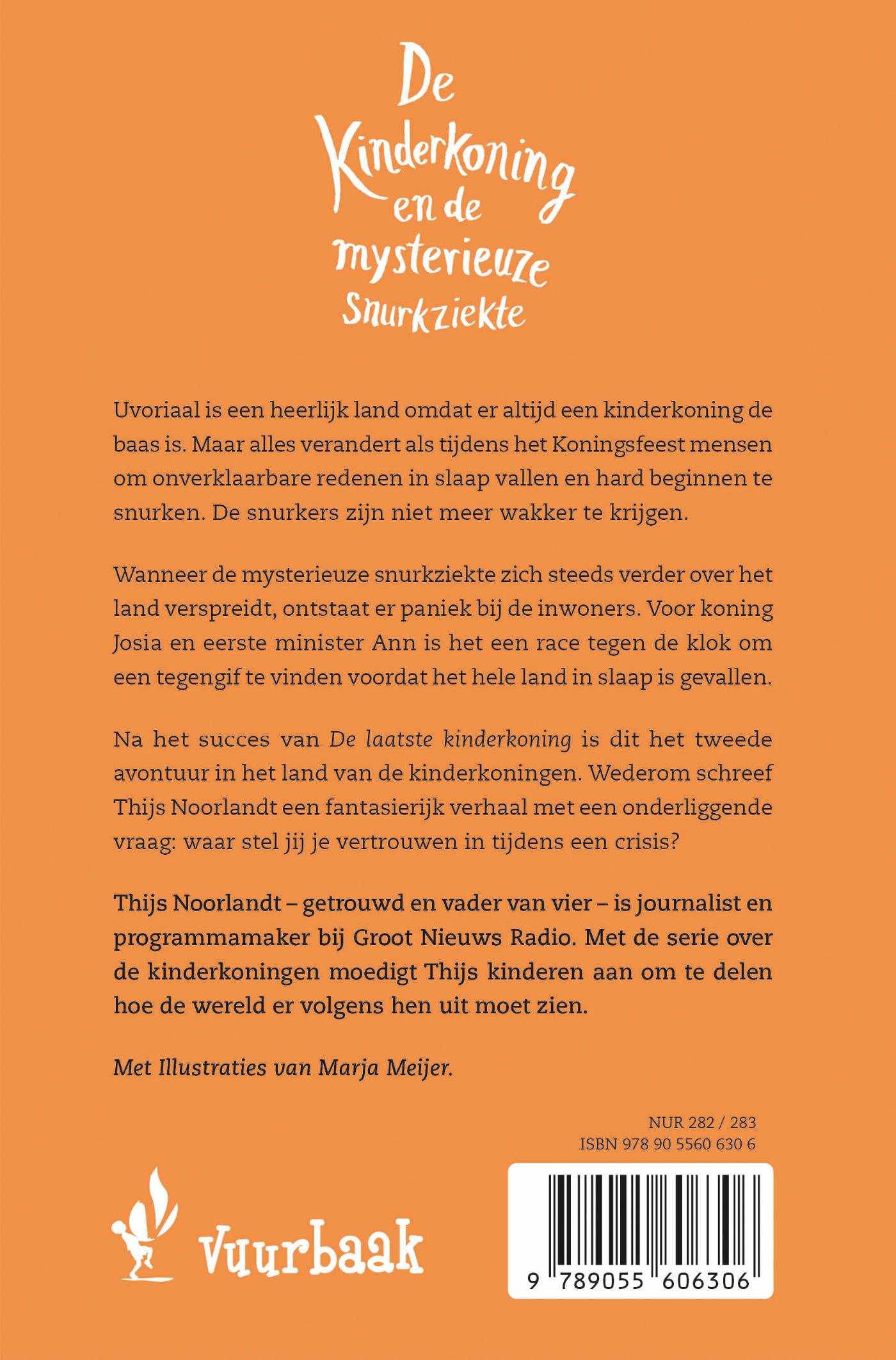 Achterkant van De kinderkoning en de mysterieuze snurkziekte