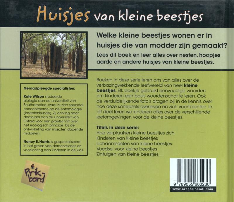 Achterkant van Huisjes van kleine beestjes