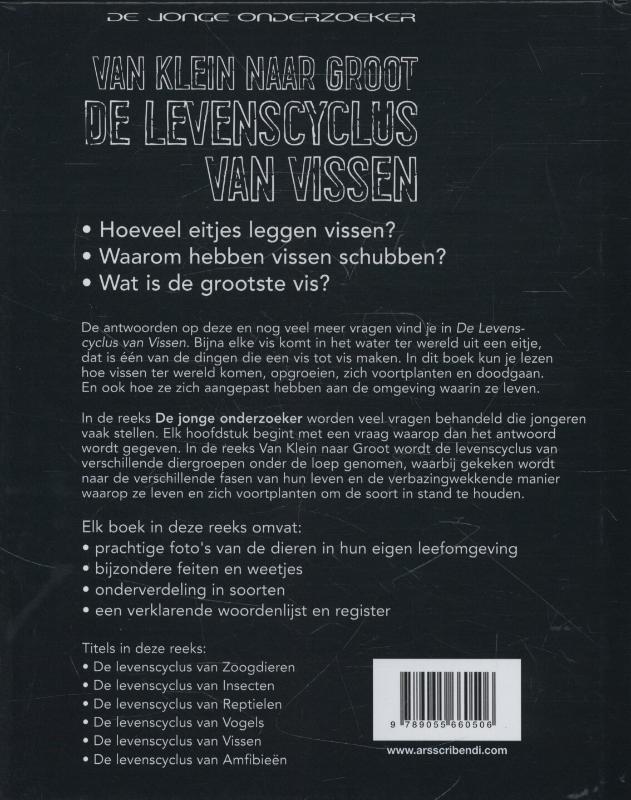 Achterkant van De levenscyclus van vissen
