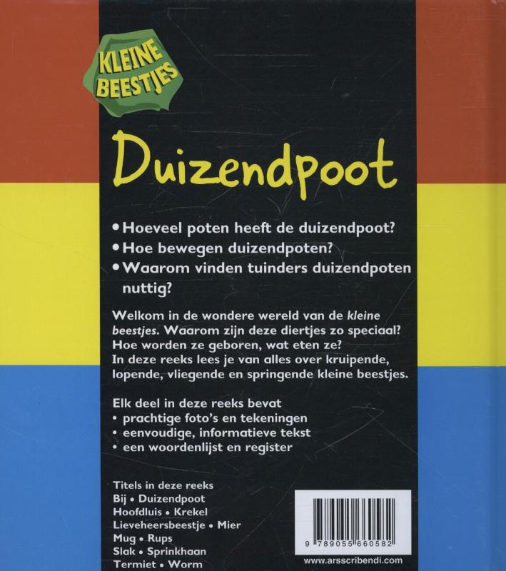 Achterkant van Duizendpoot