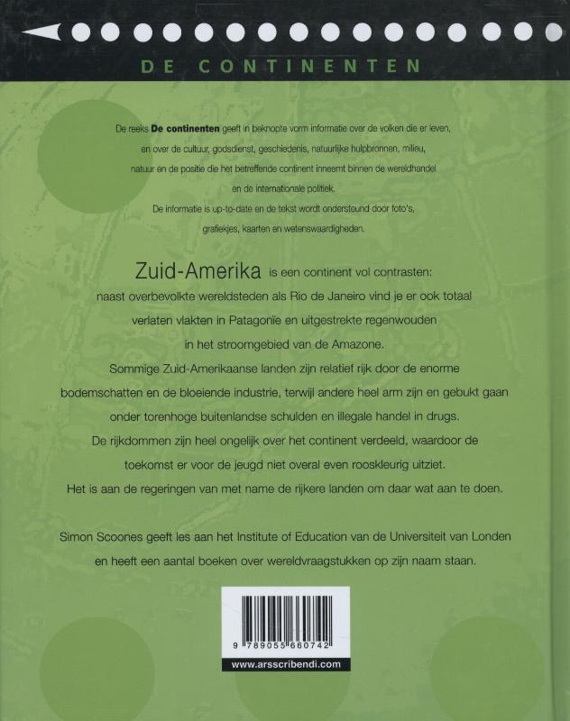 Achterkant van Zuid-Amerika