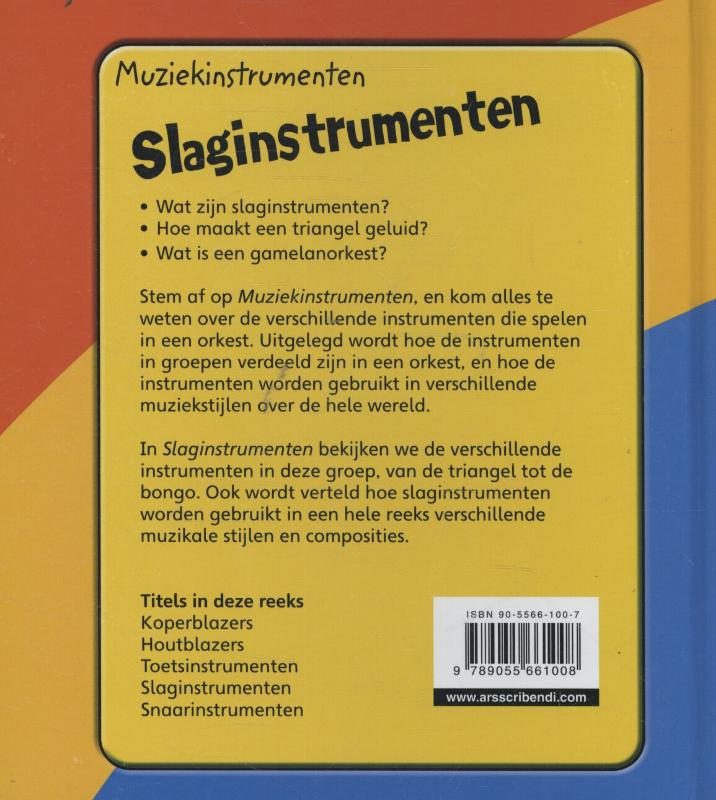Achterkant van Slaginstrumenten