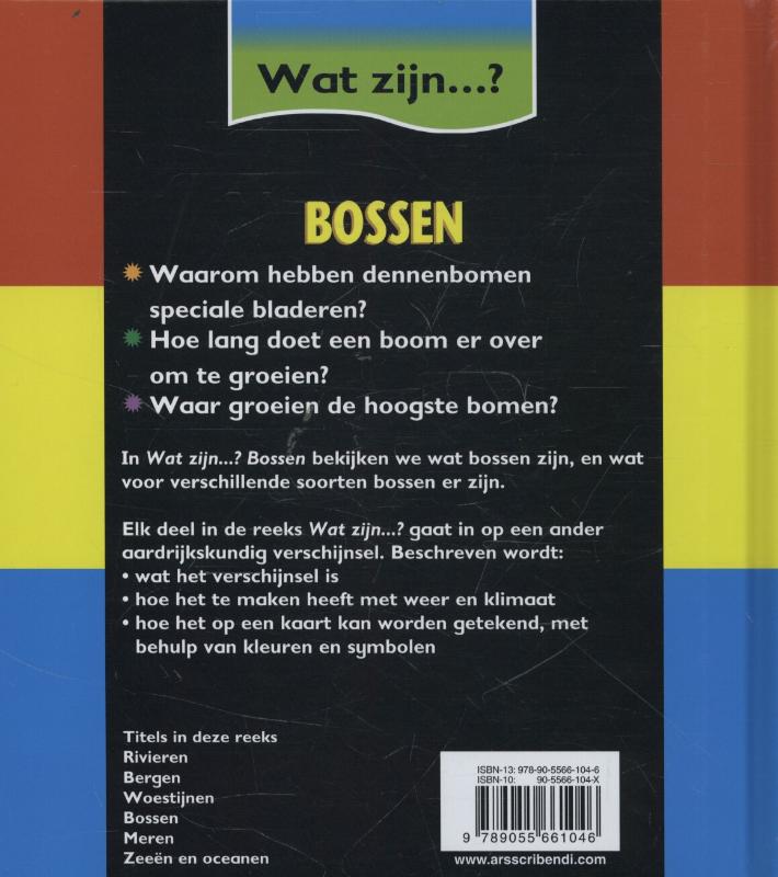 Achterkant van Bossen
