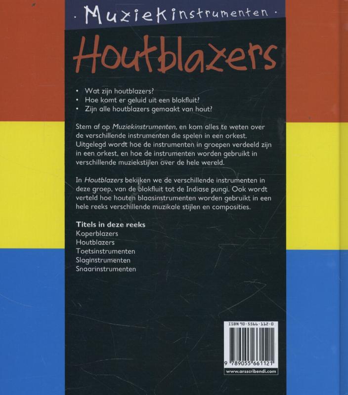 Achterkant van Houtblazers