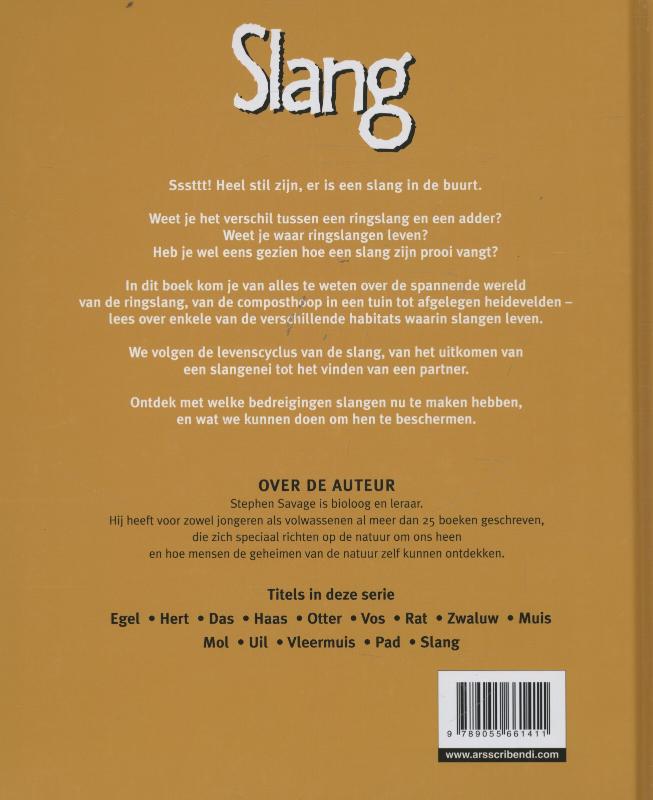 Achterkant van Slang