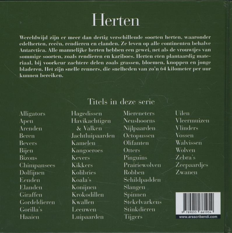 Achterkant van Herten