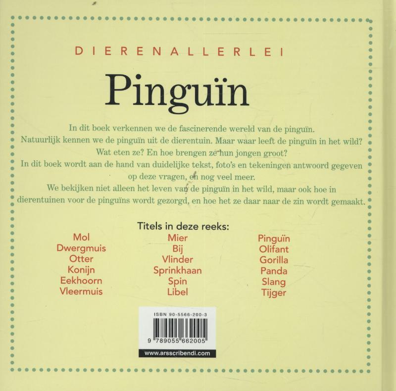 Achterkant van Pinguin