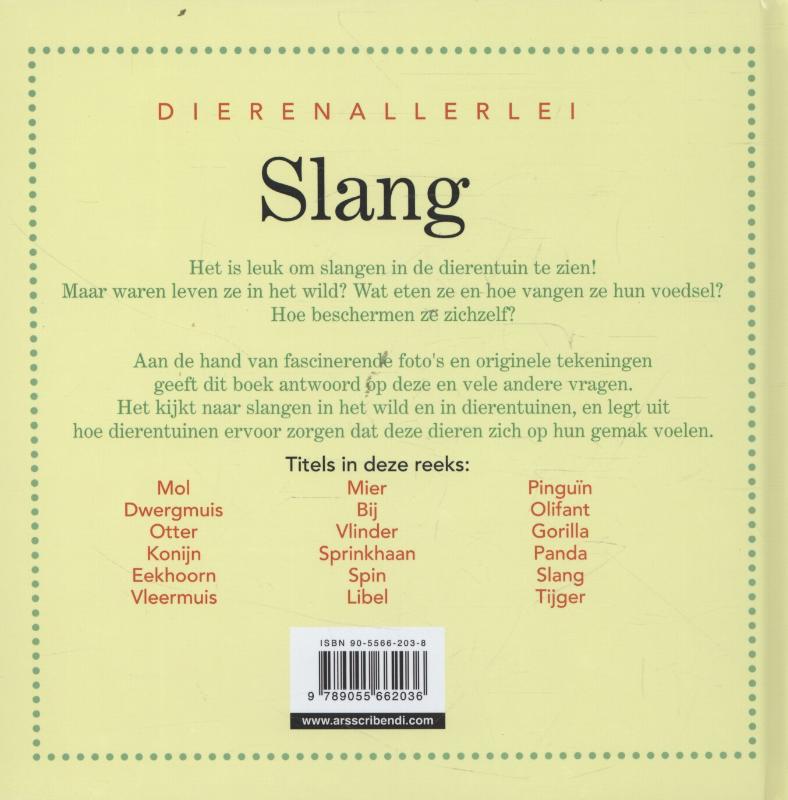 Achterkant van Slang