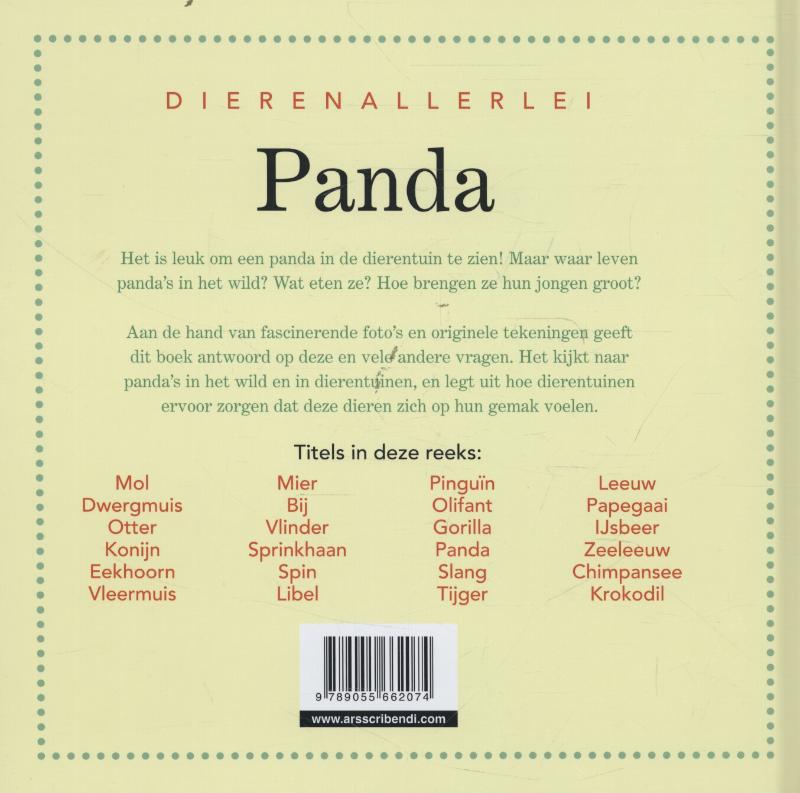 Achterkant van Panda