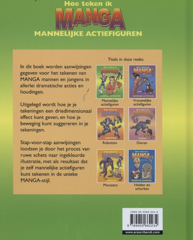 Achterkant van Mannelijke actiefiguren
