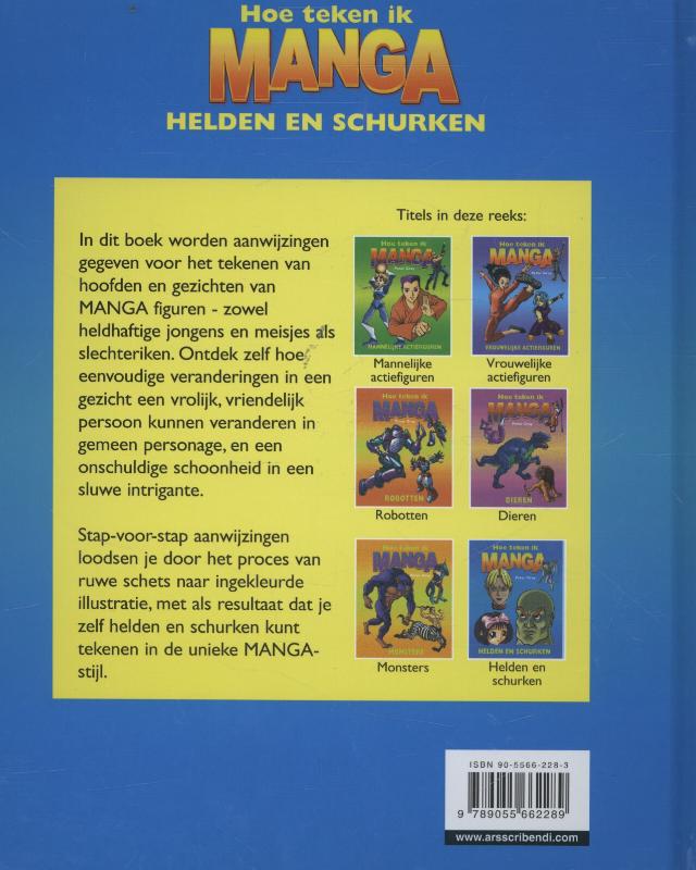 Achterkant van Helden en schurken