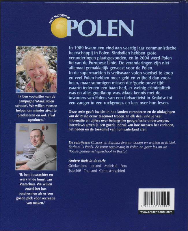 Achterkant van Het moderne Polen