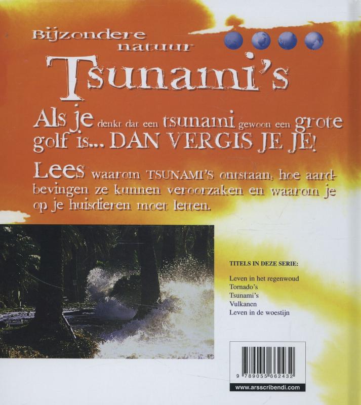 Achterkant van Tsunami's