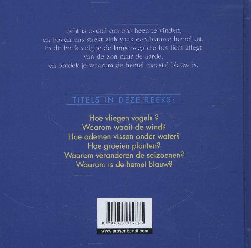 Achterkant van Waarom is de hemel blauw?