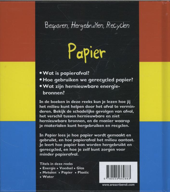 Achterkant van Papier
