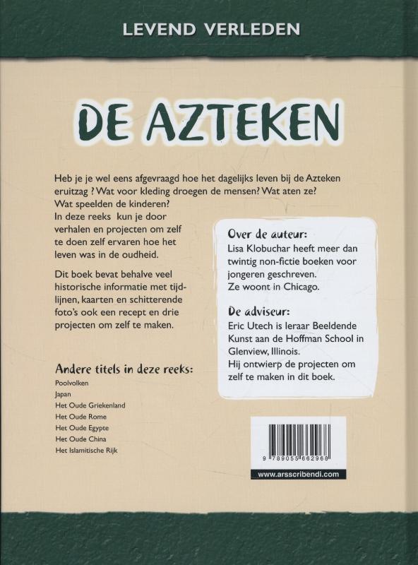 Achterkant van De Azteken
