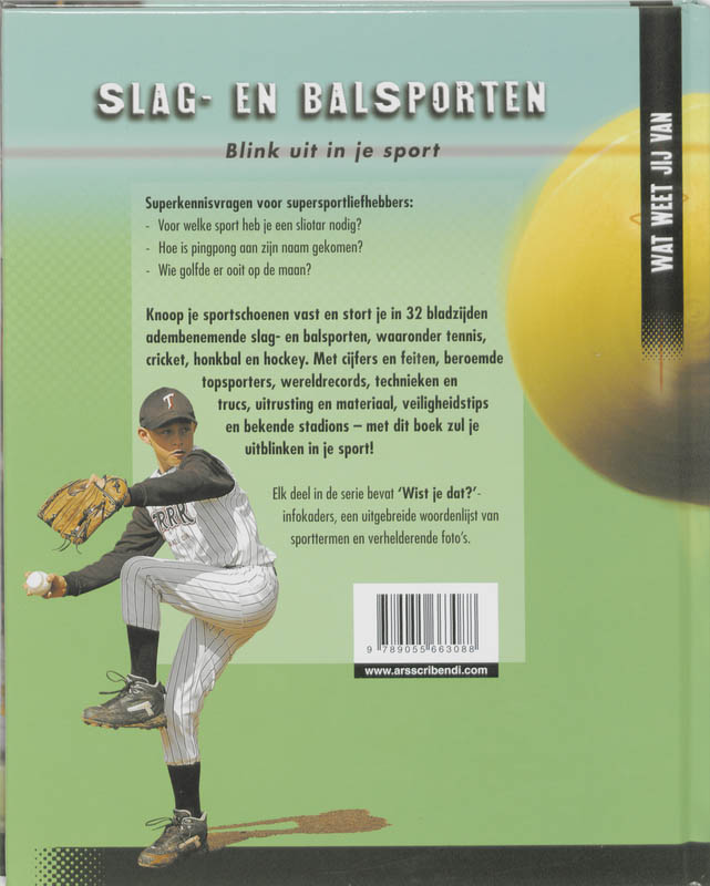Achterkant van Slag- en balsporten