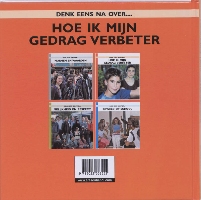 Achterkant van Hoe ik mijn gedrag verbeter