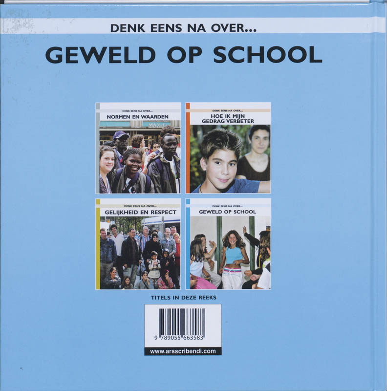 Achterkant van Geweld op school
