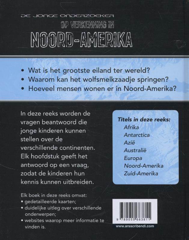 Achterkant van Noord-Amerika