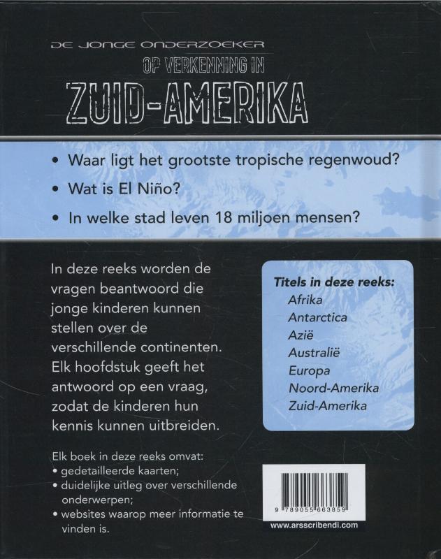 Achterkant van Zuid-Amerika