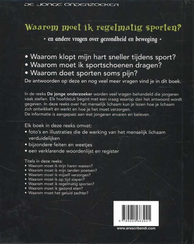 Achterkant van Waarom moet regelmatig ik sporten?