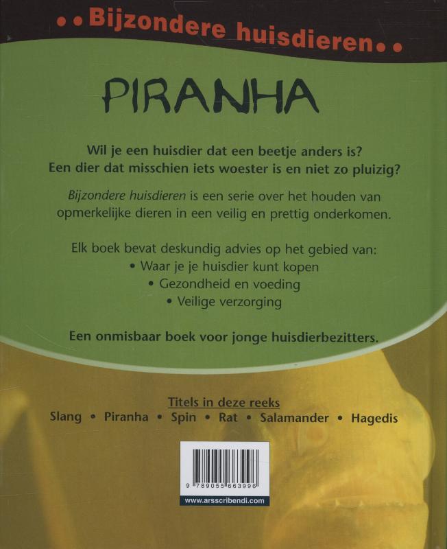 Achterkant van Piranha