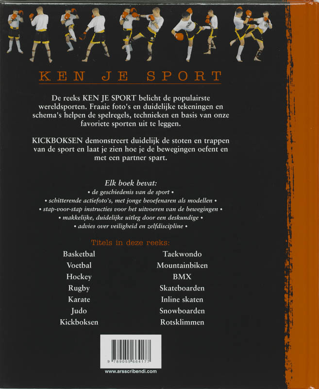 Achterkant van Kickboksen