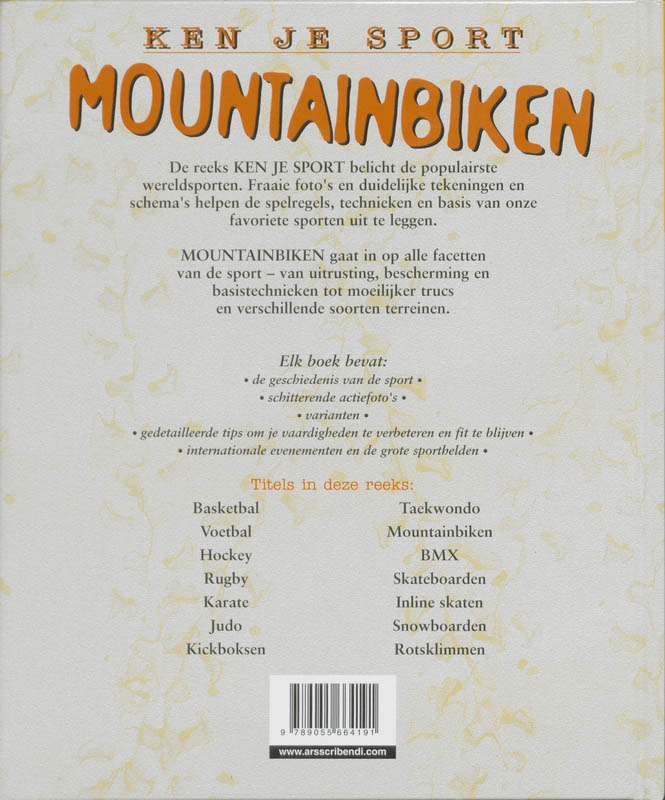 Achterkant van Mountainbiken