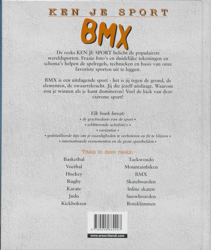 Achterkant van BMX