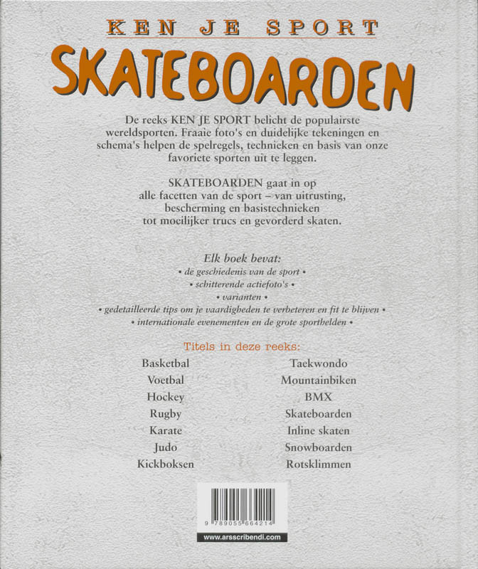 Achterkant van Skateboarden