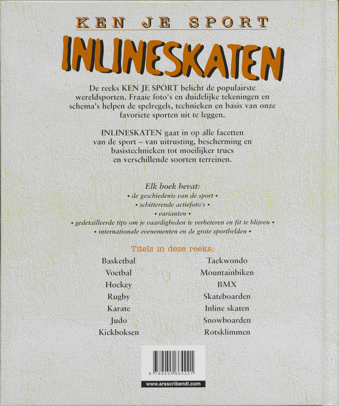 Achterkant van Inlineskating
